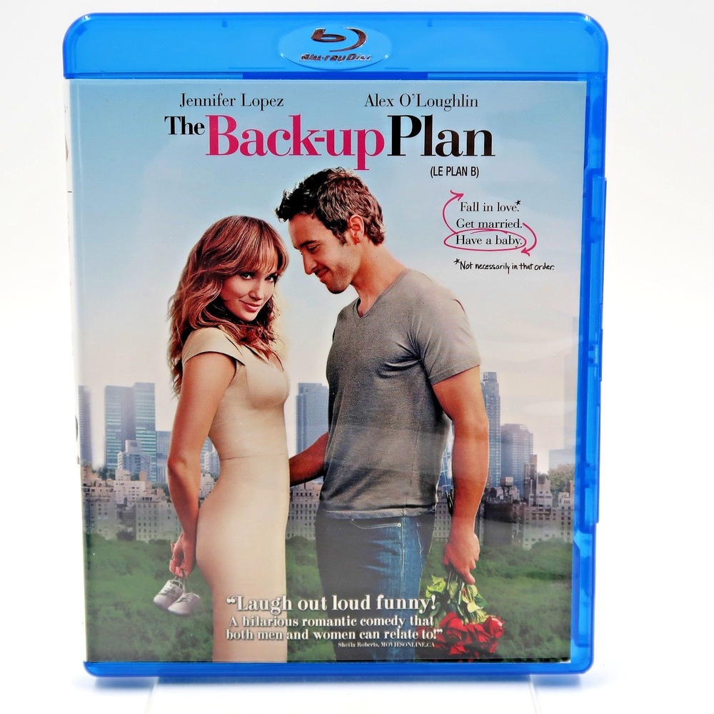 The Back-up Plan Blu-ray Disc 2010 Jennifer Lopez Alex O'Loughlin Comedy Romance